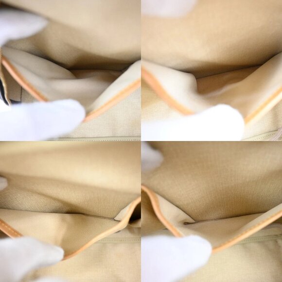 LOUIS VUITTON LV Logo Deauville Hand Bag Monogram Leather Brown M47270 75TA001 - Picture 14 of 16